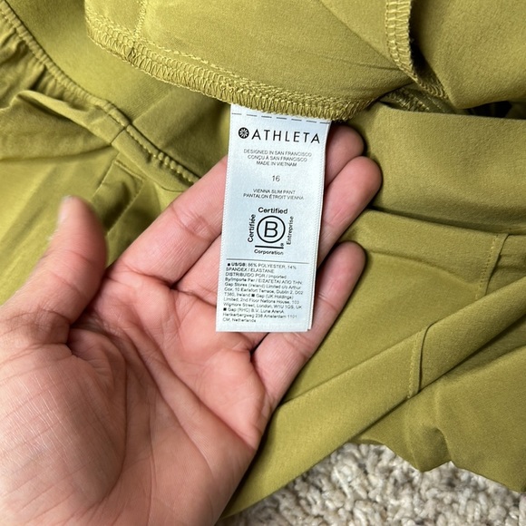 Athleta Vienna Slim Pants Size 16 NWT - Picture 5 of 10